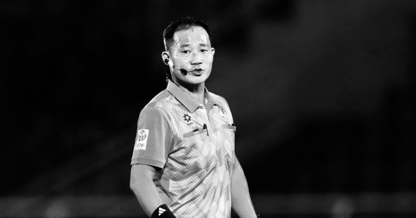 Hình ảnh trọng tài Trần Đình Thịnh